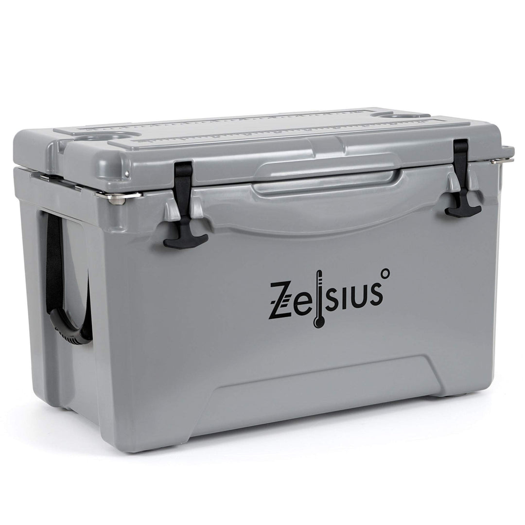 Zelsius Kühlbox 50 Liter | Coolbox | Tragbare Cooling Box ideal für Auto Camping Urlaub Angeln Freiz
