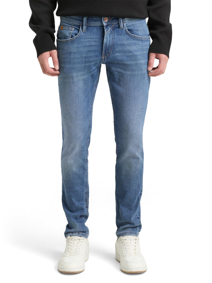 TOM TAILOR Denim Herren Skinny Culver Jeans aus Bio-Baumwolle 31W / 30L 10118 - Used Light Stone Blu