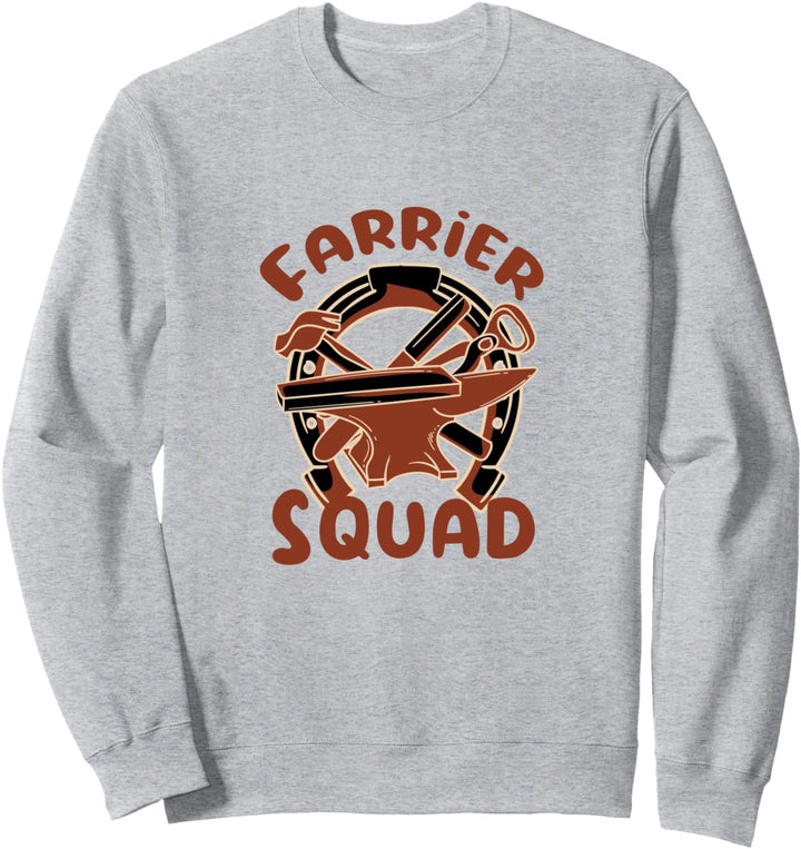 Farrier Squad Lustiger Spruch Metalworker Horse Hufe Sweatshirt