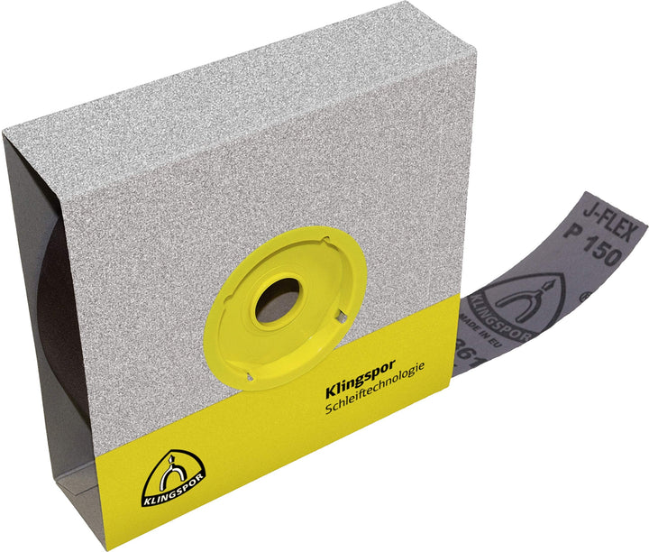 Klingpsor 3954 KL 361 JF, Schleifleinen, braun, 115X50000, 150, 1