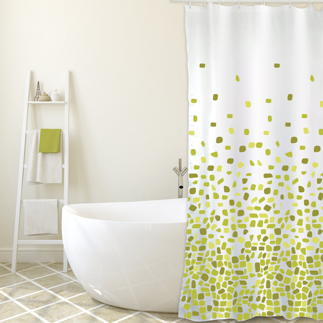 MSV Cotexsa by Premium Anti-Schimmel Textil Duschvorhang - Anti-Bakteriell, waschbar, 100% wasserdic