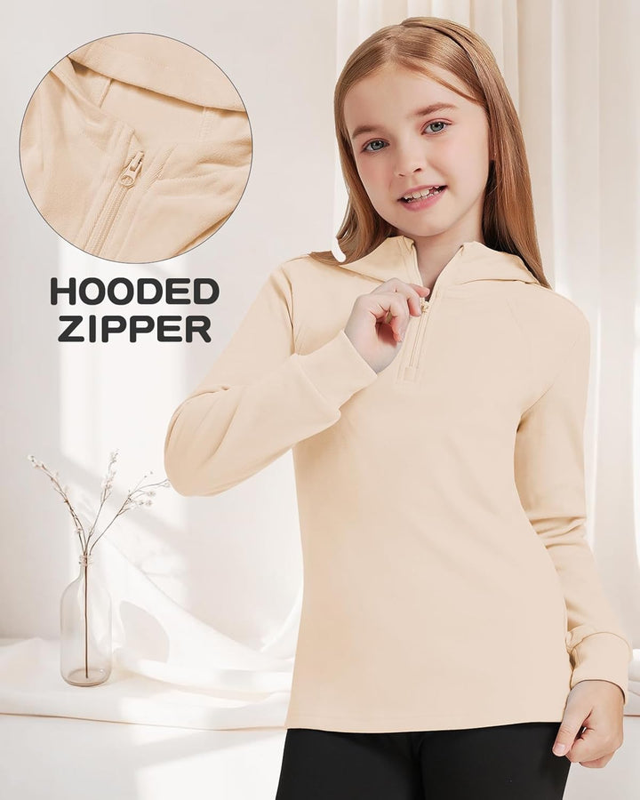 WOWENY Thermoshirt Kinder Langarm Thermo Unterhemd Warm Unisex Rollkragenpullover Mädchen Rollkragen