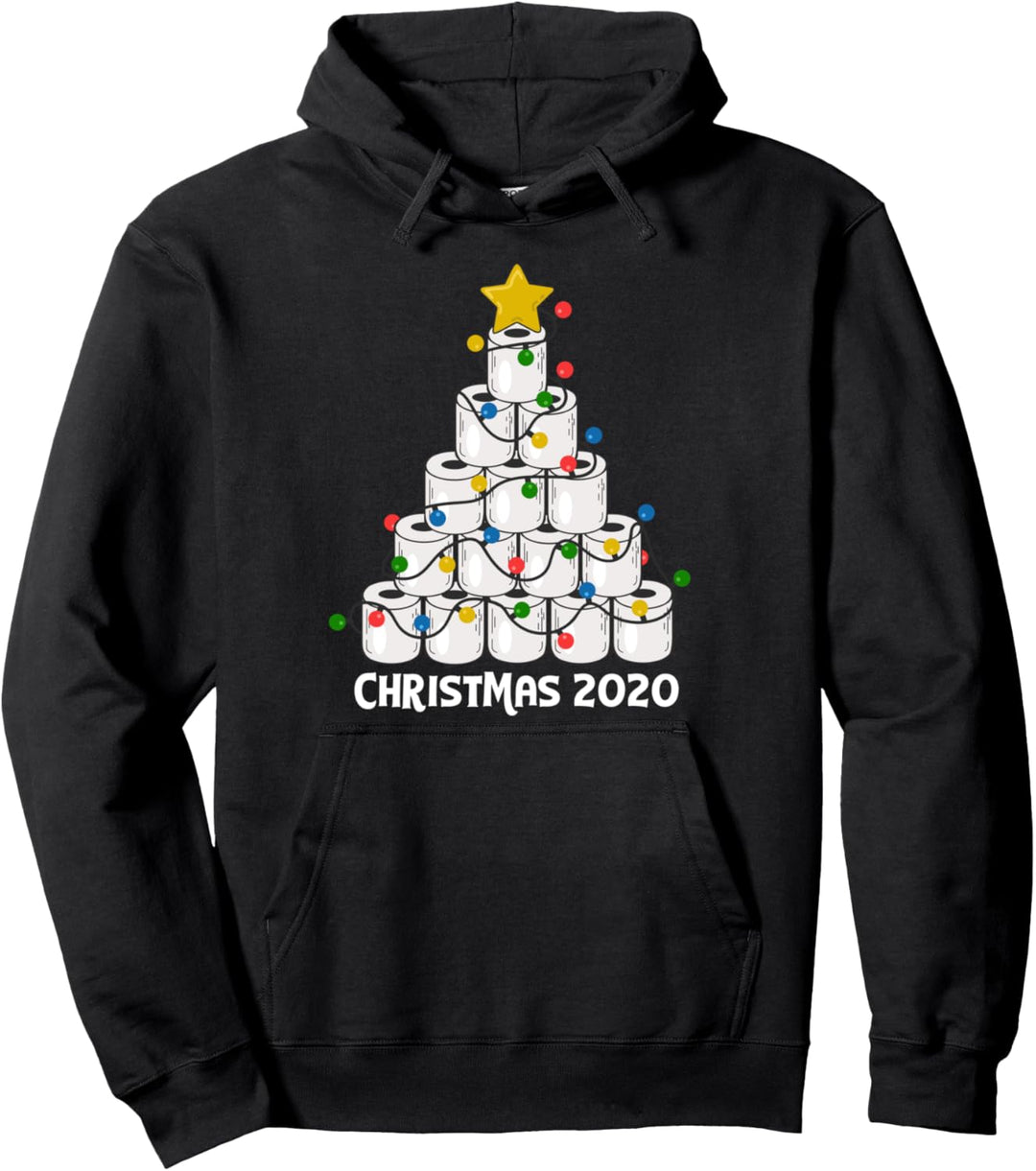 Frohe Quarantäne Weihnachten 2020 Toilettenpapier Pullover Hoodie