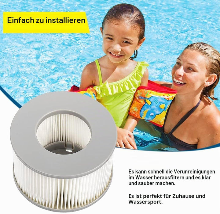 YanBan Whirlpool-Filter für MSpa aufblasbare Pools, verbesserte Version, Filterkartuschenpumpe, pass