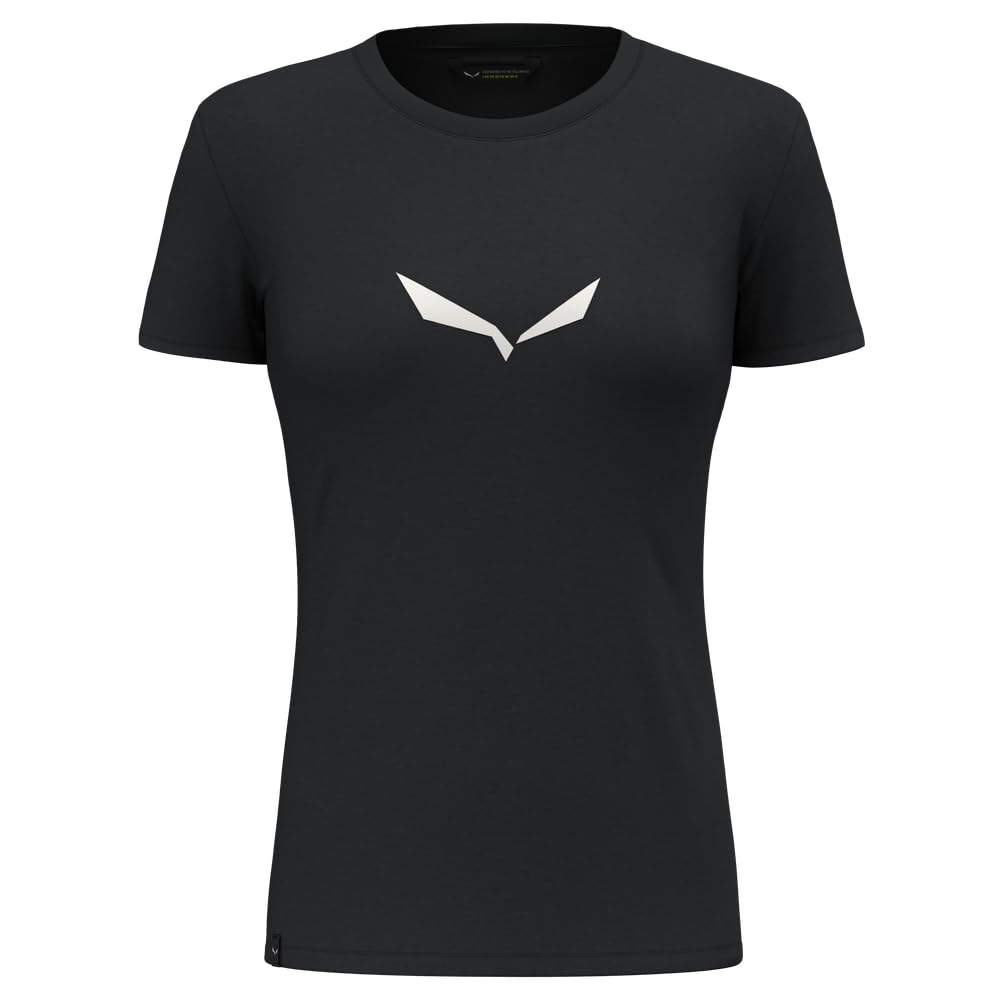 Salewa Damen Solid DRI-Release T-Shirt Funktionsshirt Outdoor-Shirt S Black Out, S Black Out