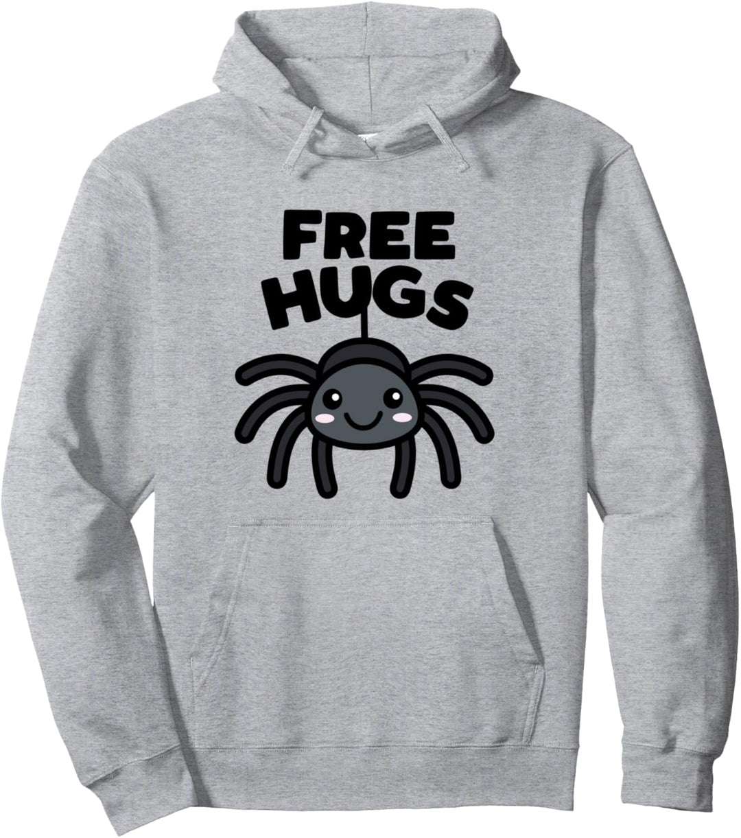 Free Hugs Süsse Spinne Kawaii Halloween dunkel Pullover Hoodie