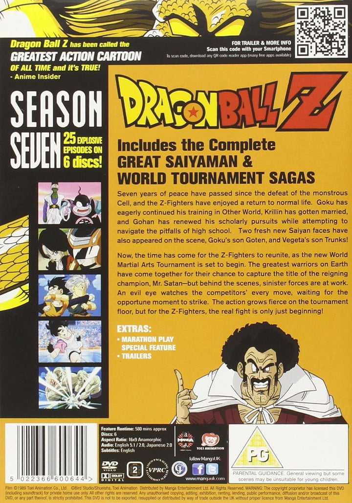 Dragonball Z Season 7, DVD