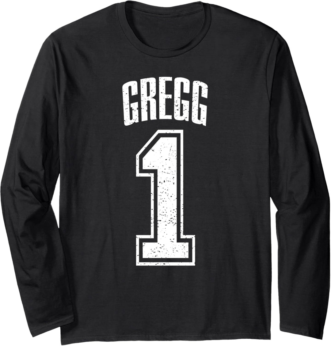 Gregg Supporter Number 1 Grösster Fan Langarmshirt