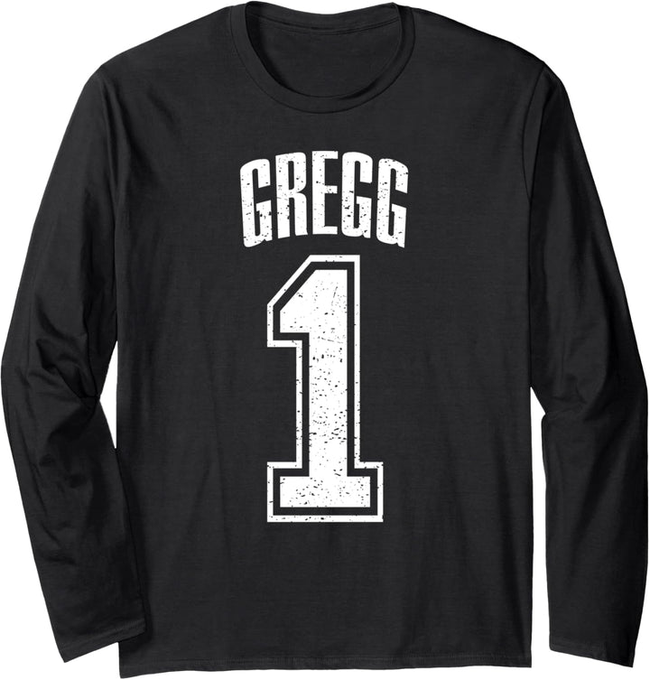 Gregg Supporter Number 1 Grösster Fan Langarmshirt