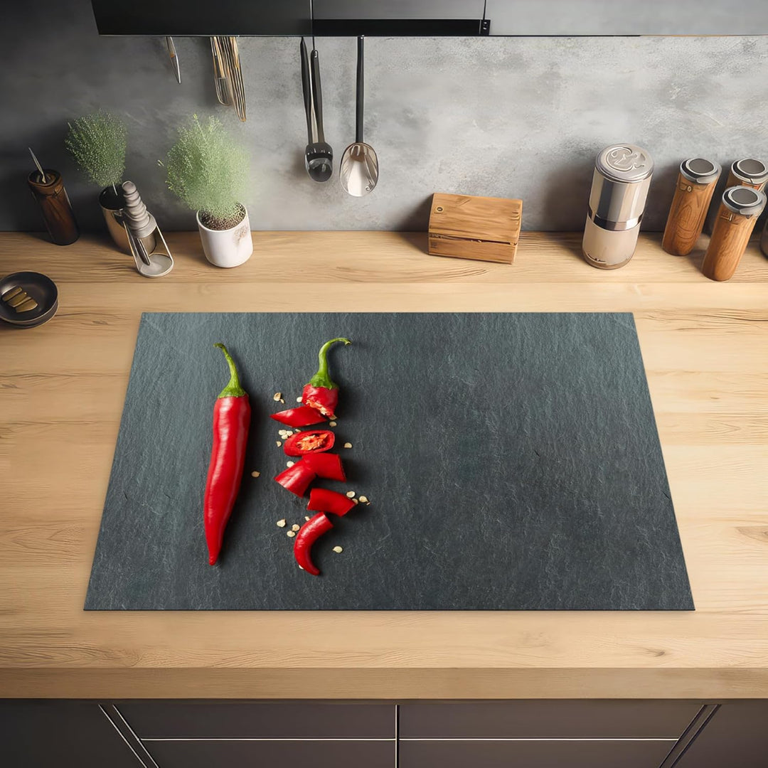 KitchenYeah© Herdabdeckplatte Einteilig Induktionsmatte Küche Abdeckung Ceranfeld Herd Abdeckplatte