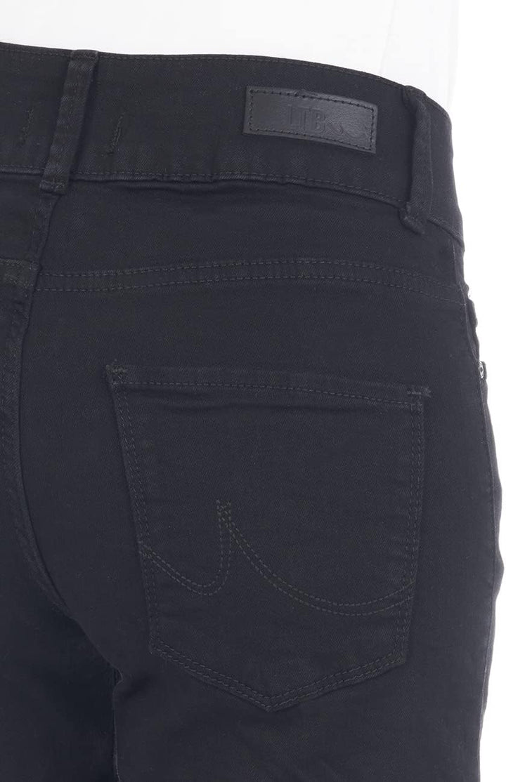 LTB Damen Shorts Becky X Kurze Jeans Hose Jeansshorts Hotpants Basic Denim Stretch Baumwolle Blau Sc