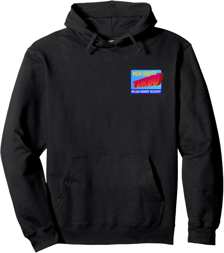 Upload Mem Boost Turbo Logo Pullover Hoodie