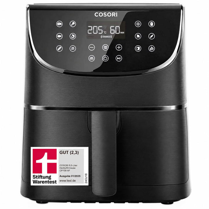 COSORI Heissluftfritteuse 5,5L XXL Friteuse Heissluft Fritteusen ohne Öl, Airfryer mit Digitalem LED