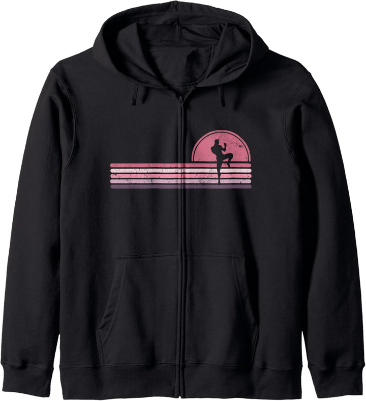 Muay Thai MMA Mixed Martial Arts Vintage Kickboxing Kapuzenjacke