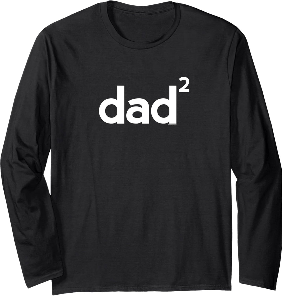 Dad Gifts for Dad | Dad of 2 Two | Gift Fathers Day Math Langarmshirt