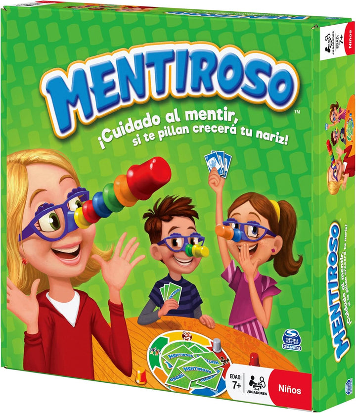 SPIN MASTER 130925 Games Brettspiele für Kinder, 7 Jahre + (6065110), bunt, One Size