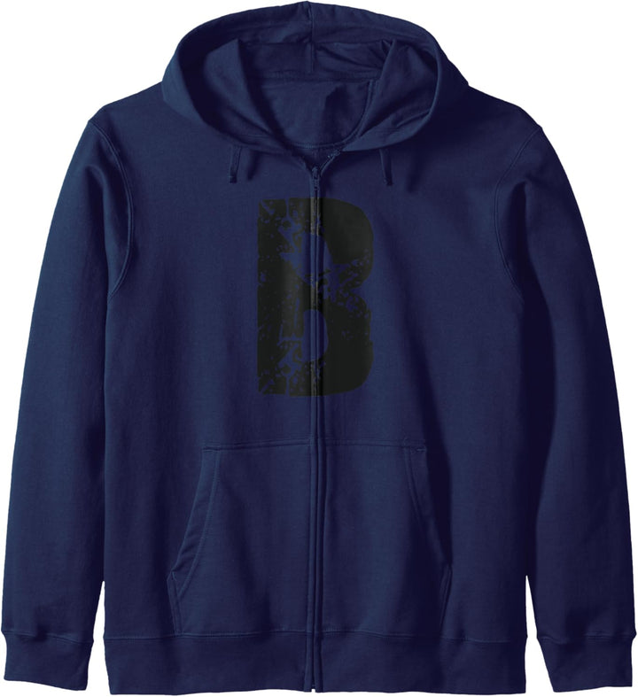 B Brief lustig Kapuzenjacke