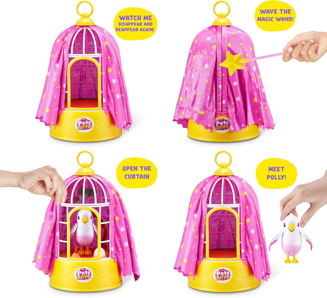 Pets Alive Polly The Magic Bird von ZURU, Roboterspielzeug, Vogel