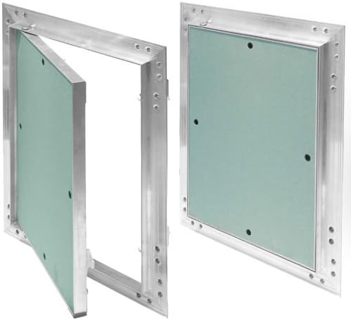 Revisionsklappe Aluminium-Rahmen 12,5 mm GK-Einlage Gipskarton Revisionstür Alu (250 x 400)
