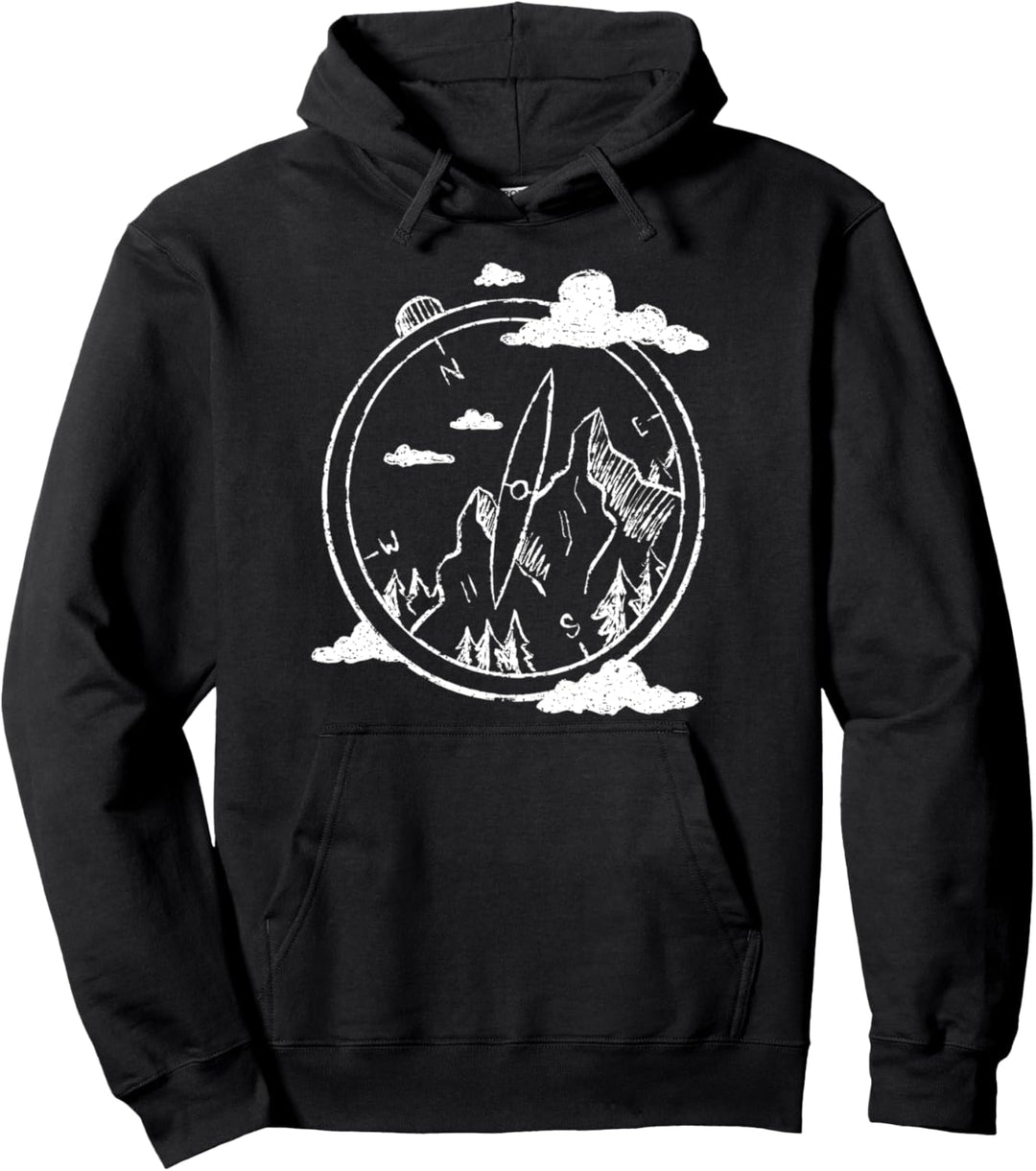 Kompass & Himmelsrichtungen I Landkarte I Kompassnadel Pullover Hoodie