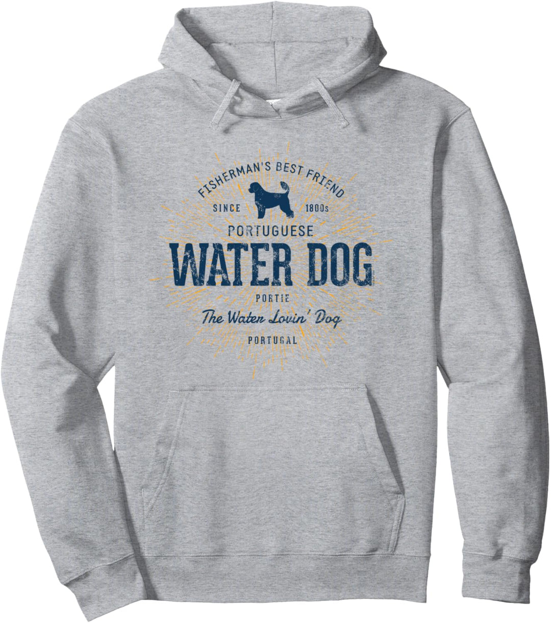 Portuguese Water Dog Vintage Portugiesischer Wasserhund Pullover Hoodie