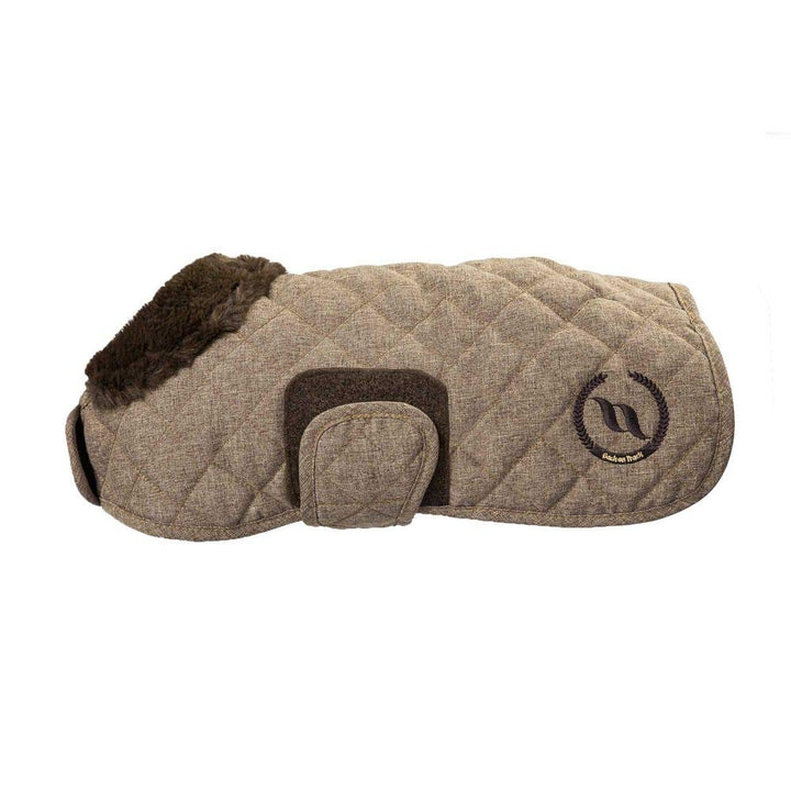 Back on Track Welltex® Haze Collection Dog Rug Hundemantel grau oder braun (25 cm, braun Melange), 2