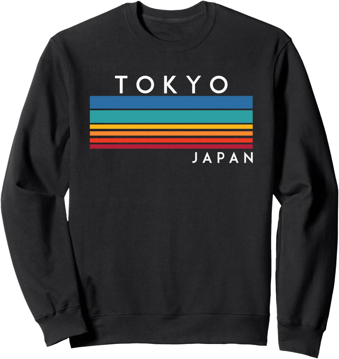 Tokio Japan Grossstadt Silhouette Umriss Nihon Nippon Kanji Sweatshirt