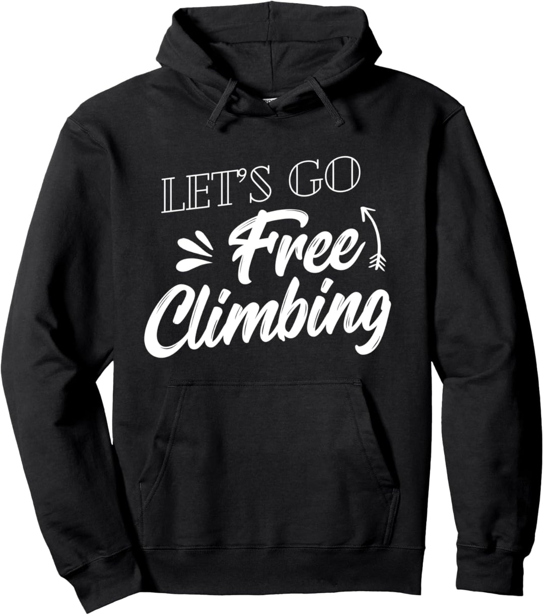 Klettern Kletterin Fels Berge Kletterer Bouldern Geschenk Pullover Hoodie