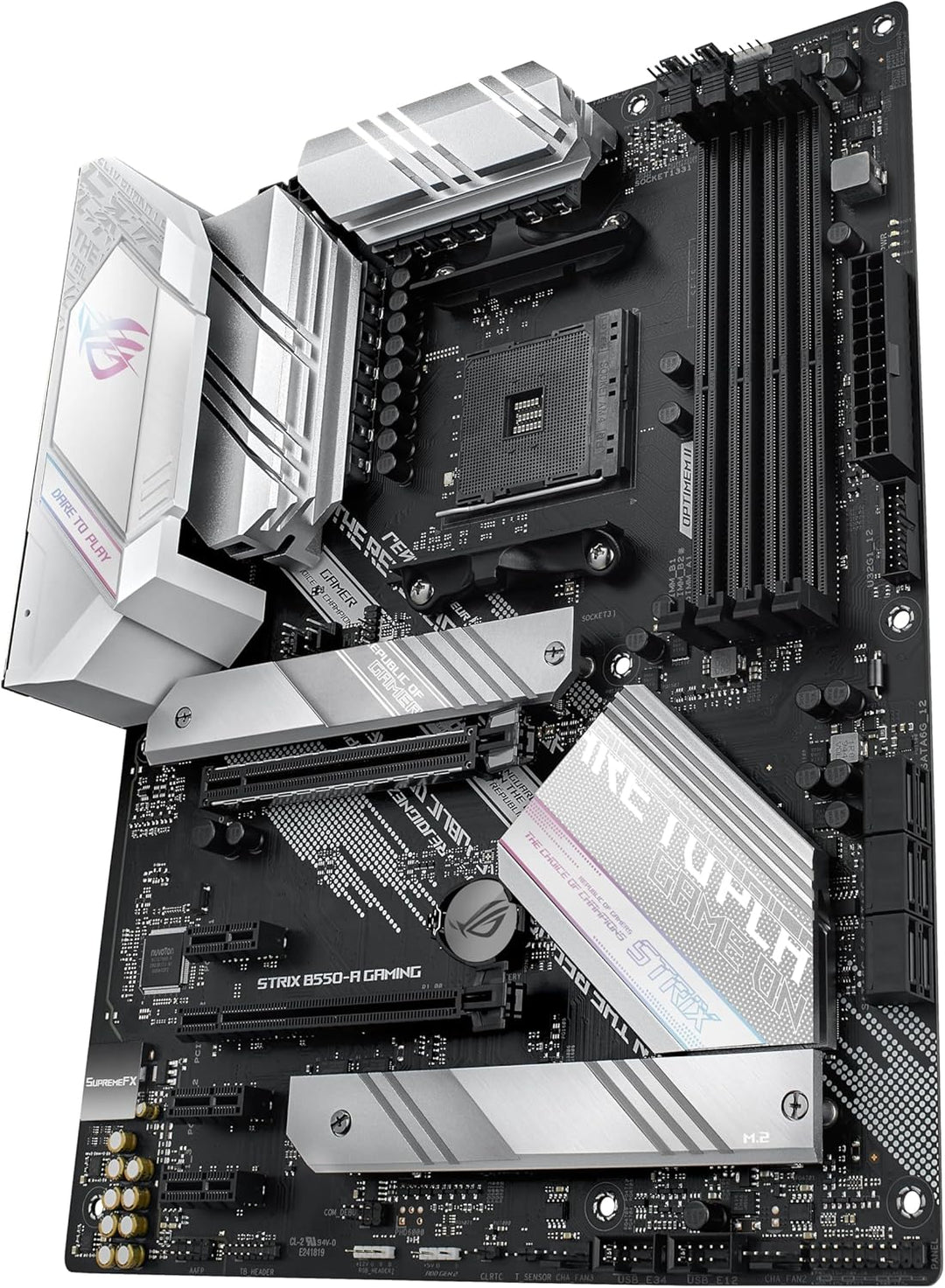 ASUS ROG STRIX B550-A GAMING Mainboard Sockel AMD Ryzen AM4 (ATX, 2x M.2, SATA 6Gbit/s, USB 3.2 Gen