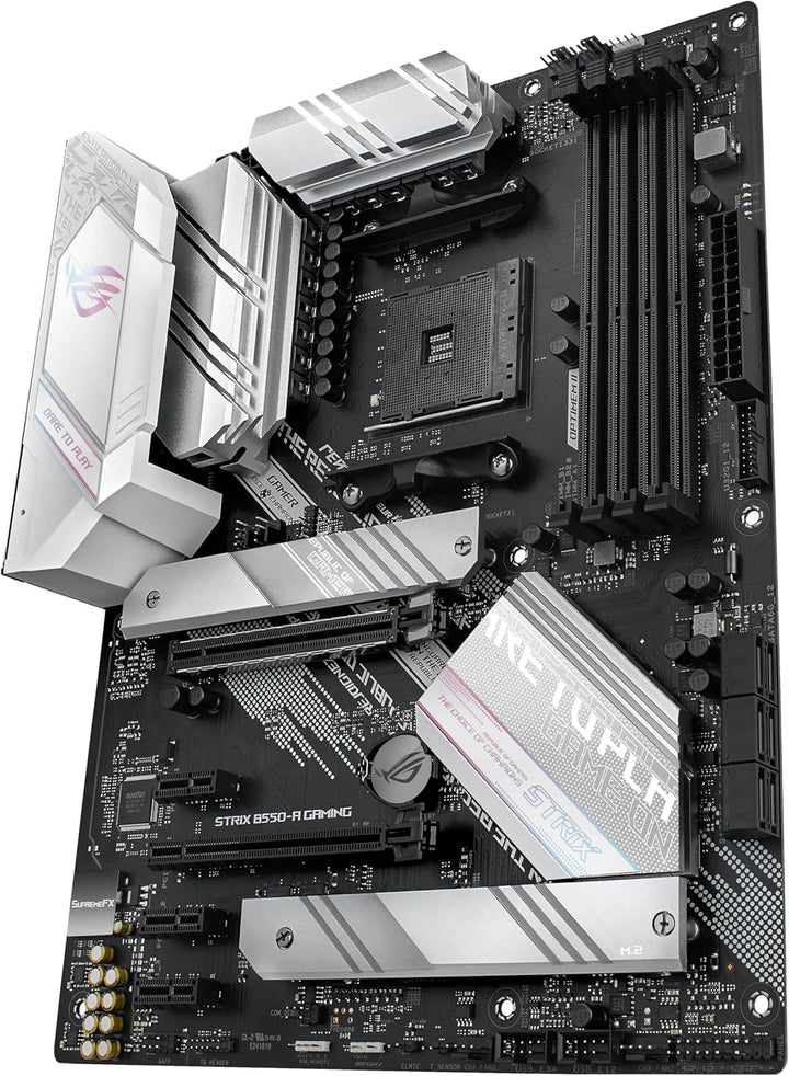 ASUS ROG STRIX B550-A GAMING Mainboard Sockel AMD Ryzen AM4 (ATX, 2x M.2, SATA 6Gbit/s, USB 3.2 Gen
