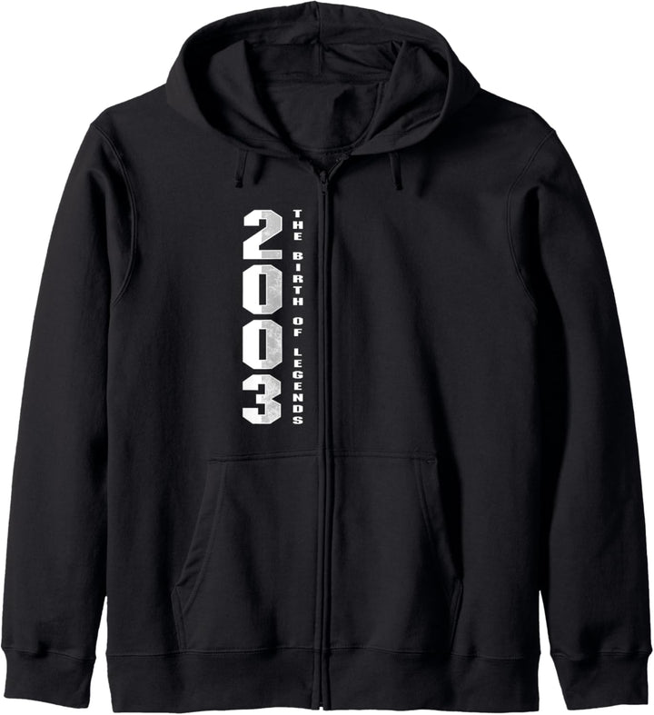 17. Geburtstag Jahrgang 2003 Legende Geburt Baujahr Geschenk Kapuzenjacke
