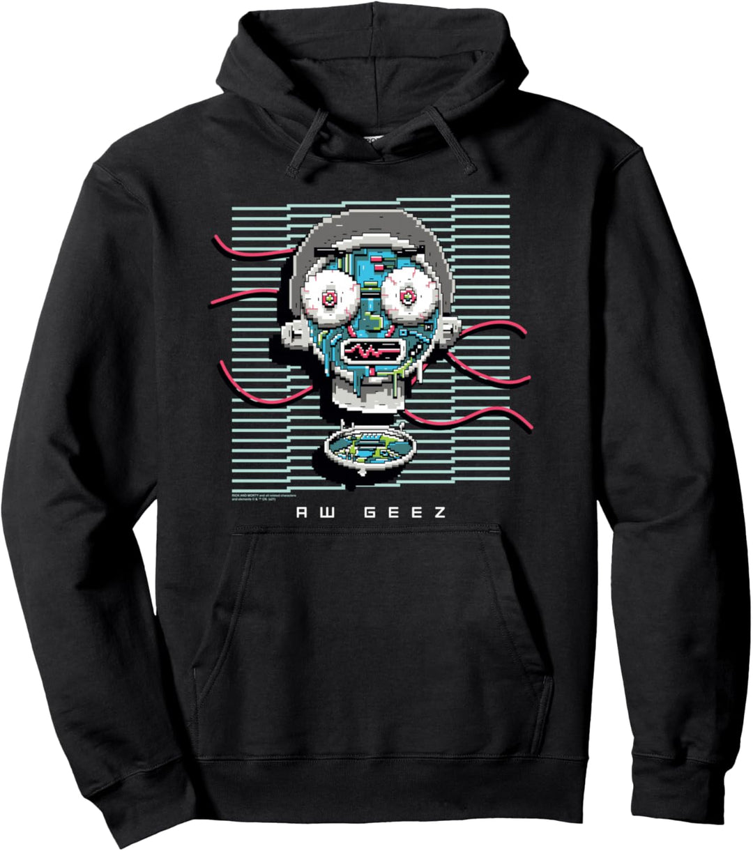 Rick and Morty Aww Geez Pullover Hoodie