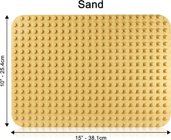 Apostrophe Games Grosse Baustein-Grundplatten, die mit Allen gängigen Marken kompatibel sind (4er-Pa