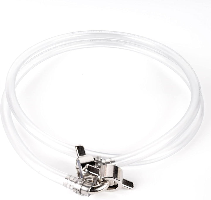 Zapfanlage Trockenkühler Edelstahl 30l/h Komplettset 500g Co², Uhr, Schläuche Keg