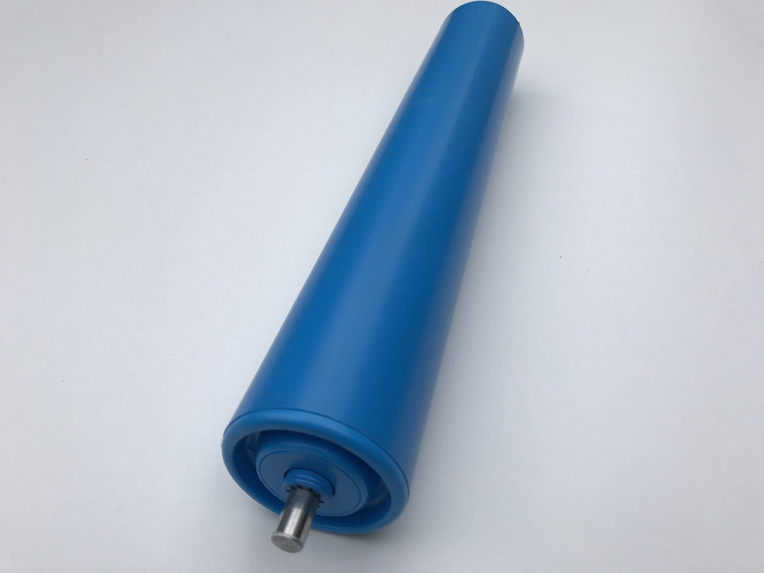 Tragrolle Tragrollen Rollen Kunststoff mit Federachse für Rollenbahn Ø 50 mm (Länge: 550 mm), Länge: