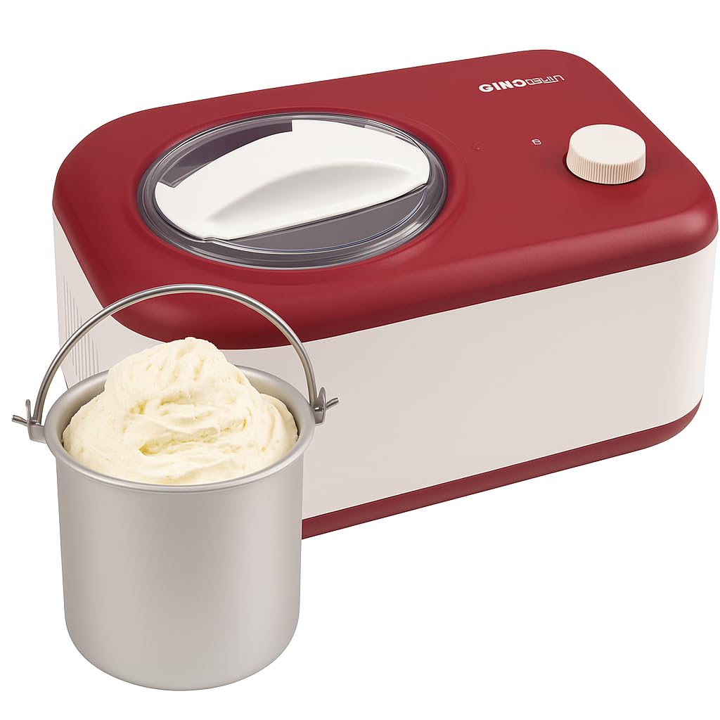 Syntrox Germany Eismaschine Sorbetmaschine mit Kompressor IC 100 Polar