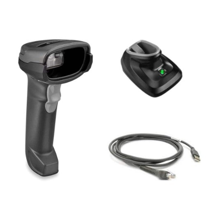 Zebra DS2278 Barcodescanner 2D Imager, BT, IP42, USB-Kit (inkl. Lade-/Übertragungsstation), schwarz