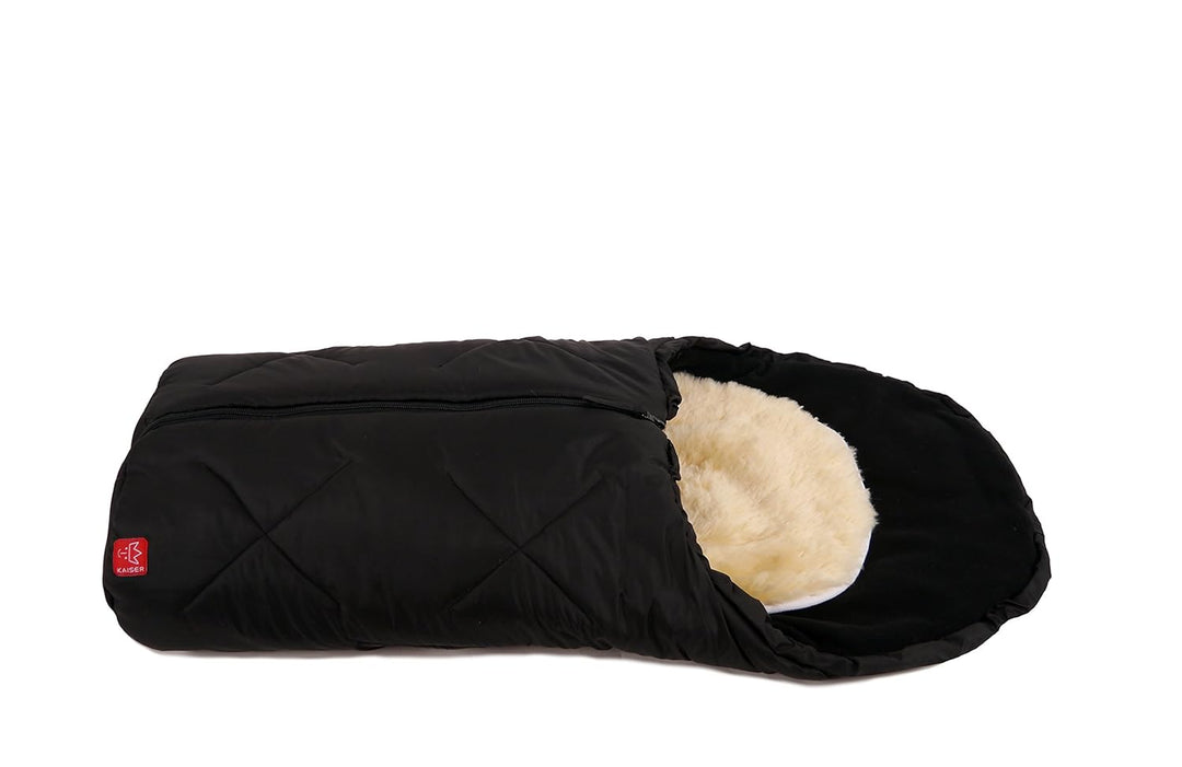 Kaiser 6535525 - Kuschelsäckchen "Little Sheepy", Farbe: schwarz black, black