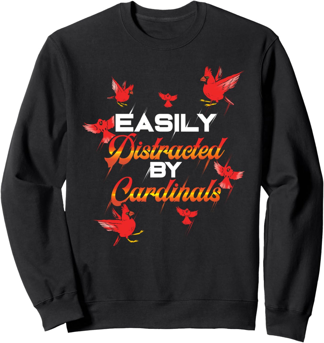 Rotkardinal Vogel Ornithologe Sweatshirt