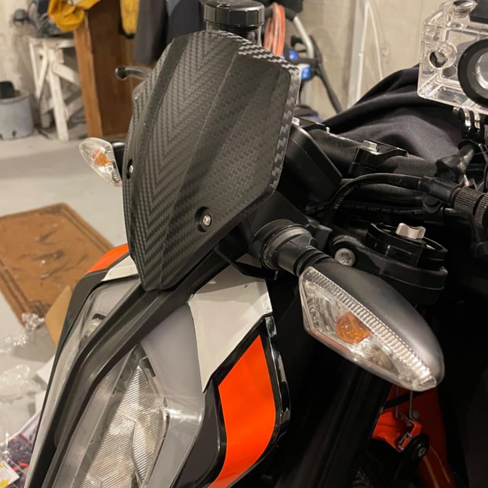 Motorrad Duke790 Duke890 Frontscheinwerfer Verkleidung Windschutzscheibe Flyscreen Windschutzscheibe