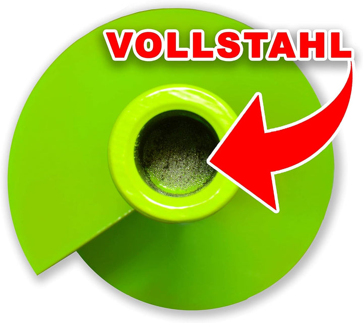 WERHE® Profi Bohrer VollStahl, Erdbohrer für bohrmaschine 40 mm extrem robust mit SDS Plus Adapter -