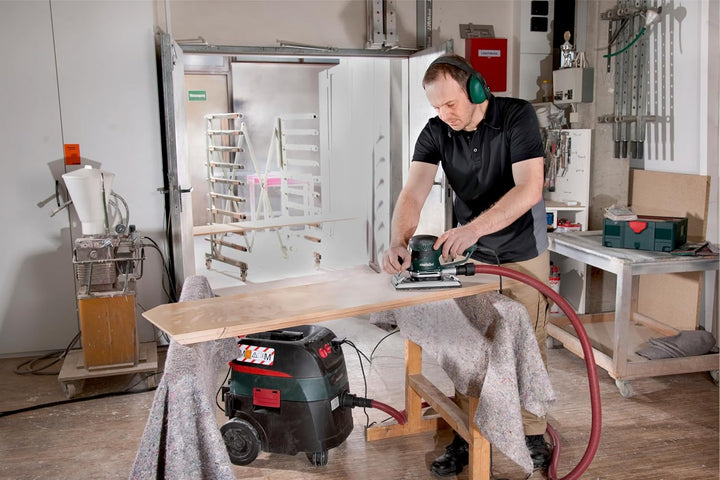 metabo Sander SRE 4351 TurboTec - 350 W, 114 x 229 mm, 22.000/min Schwingzahl - Vario-Elektronik, Tu