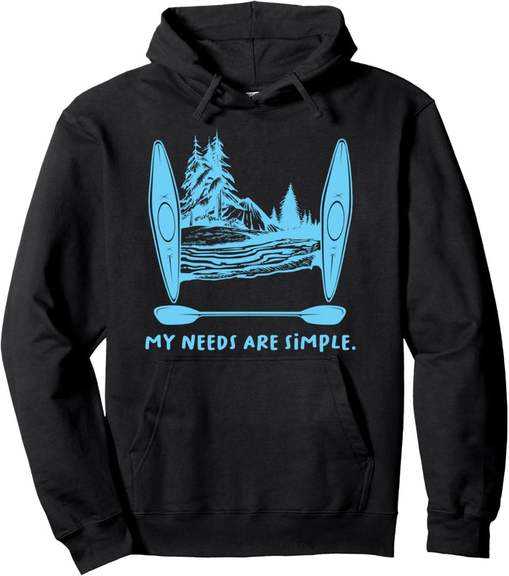 Kajakfahren Paddeln Kajak Pullover Hoodie