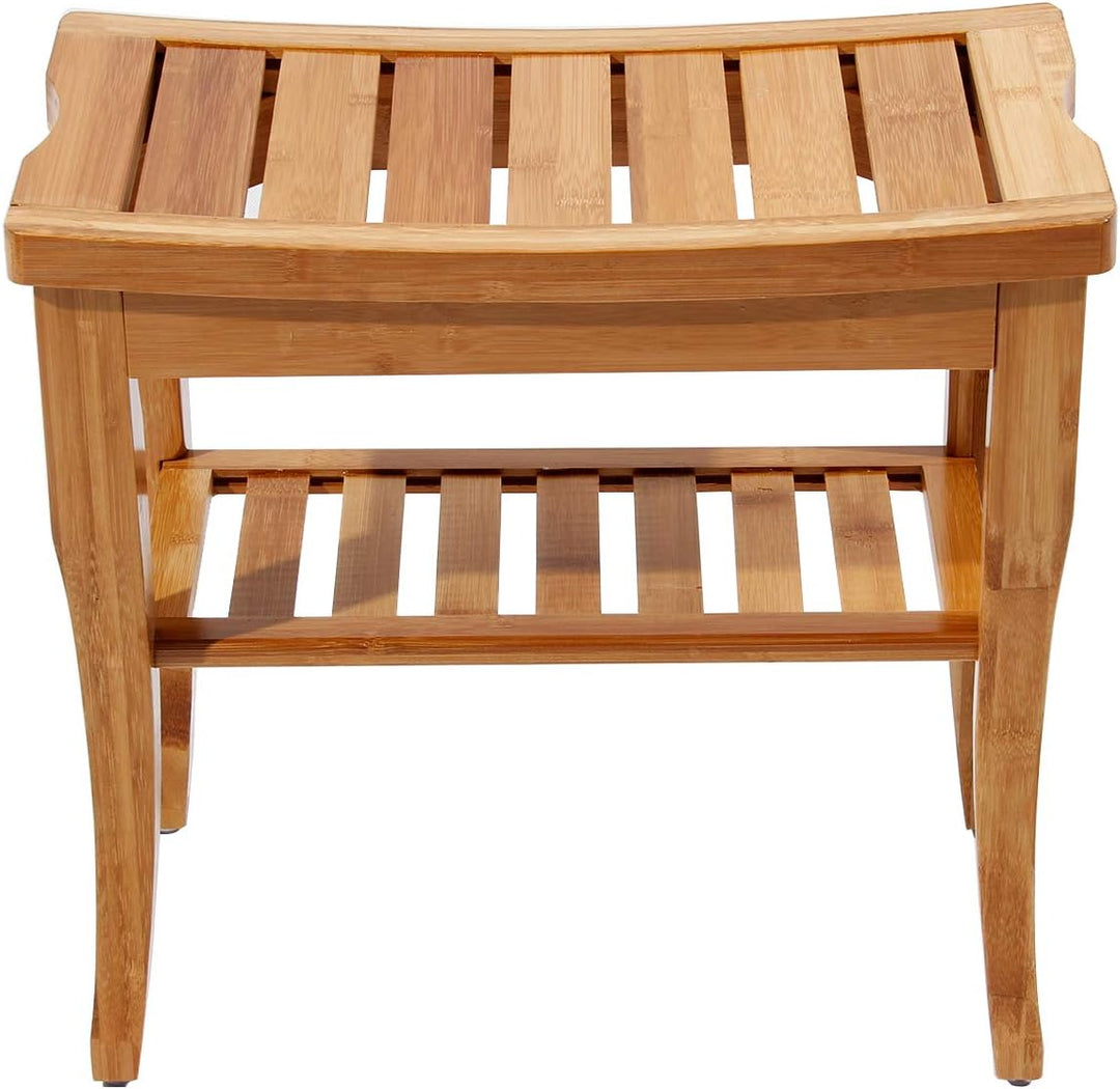 SogesHome Badezimmerhocker Duschhocker Rutschfester wasserdichter,Duschstuhl,Badhocker 2 Etagen，47.5