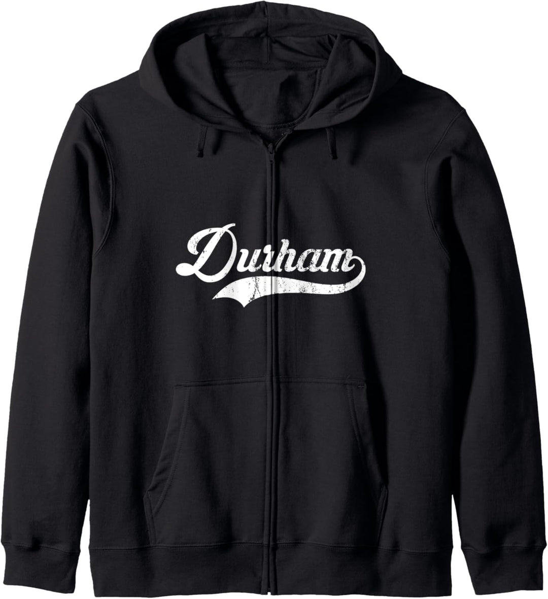 Durham Stadt North CarolinaVintage Retro Style design Kapuzenjacke