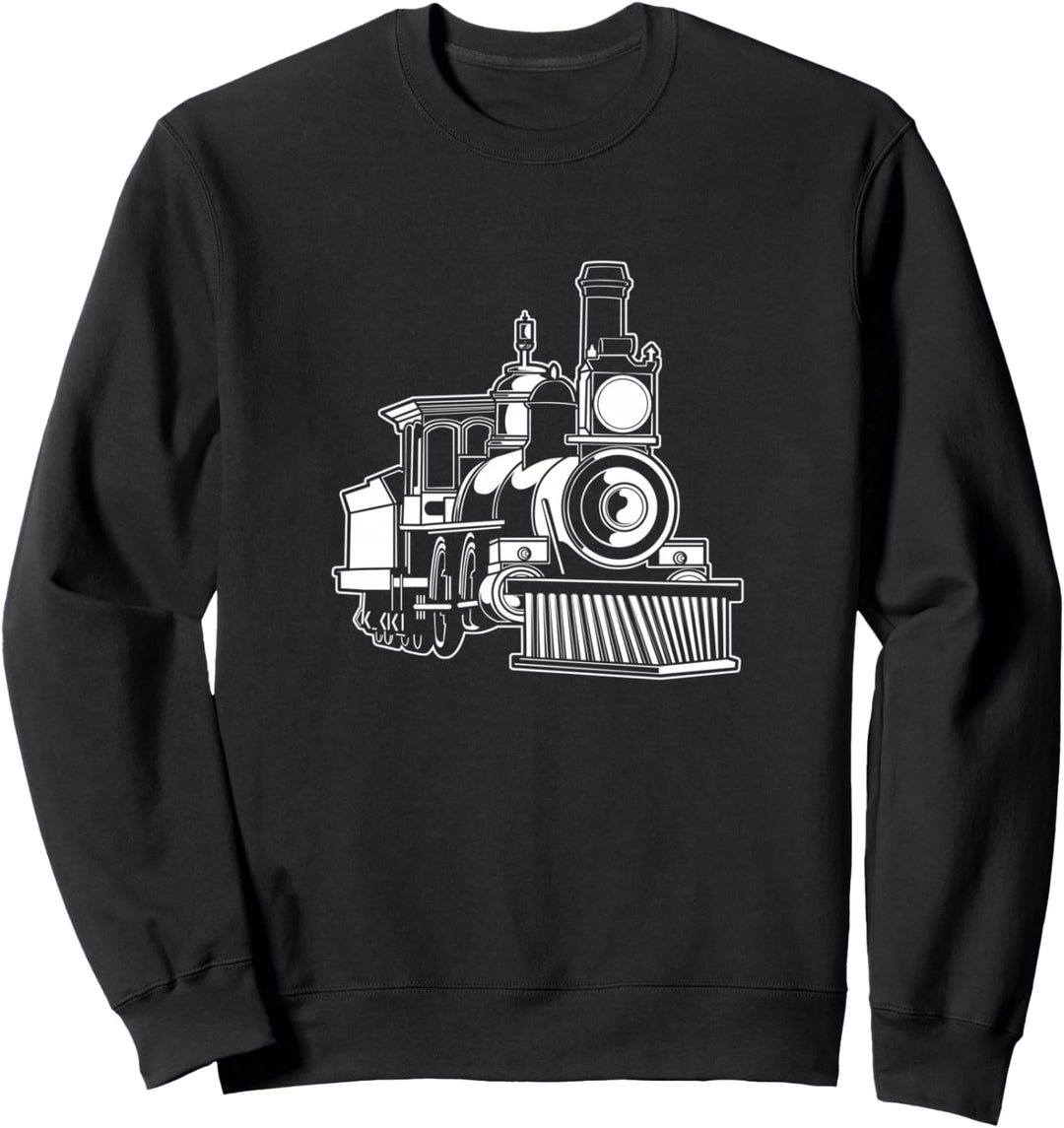 Jungen Dampflokomotive Modelleisenbahner Dampflok Eisenbahn Sweatshirt