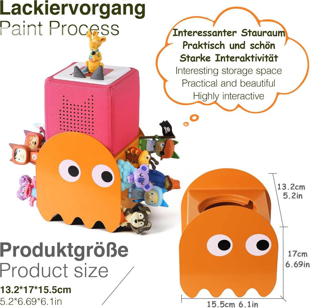 Oktopusform Tonie Regal vollständig magnetisches Toniebox Regal für mehr als 30 Figuren + Box Tonier