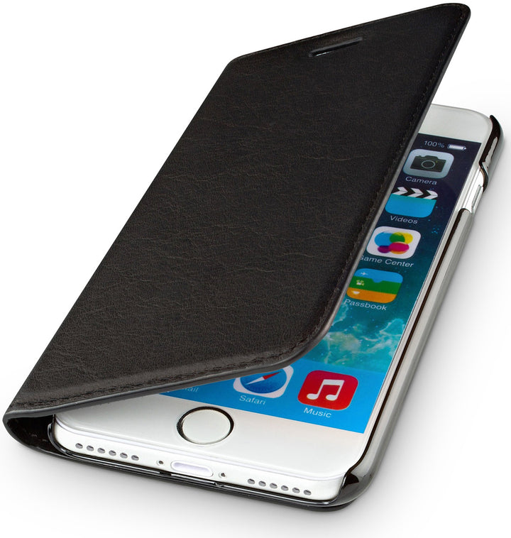 WIIUKA Echt Ledertasche - TRAVEL Nature - für Apple iPhone 6S Plus und iPhone 6 Plus -DEUTSCHES Lede