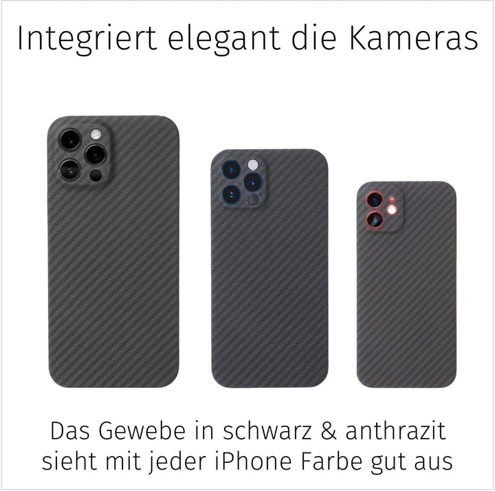 FILONO ultradünne Hülle für iPhone 12 Pro Max aus Aramidfasern iPhone 12 Pro Max ARAMID Case, iPhone