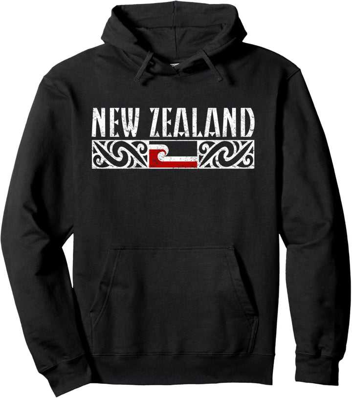 Aotearoa Maori Flagge Pullover Hoodie
